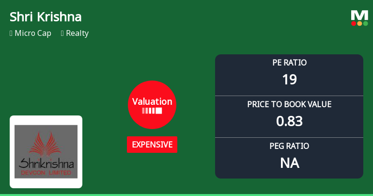 Shri Krishna Devcon Ltd Valuation Shifts Amidst Market Challenges