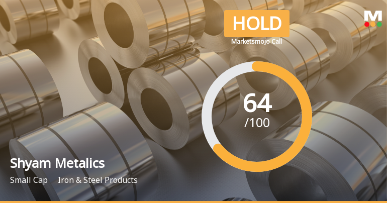Shyam Metalics & Energy Ltd Downgraded to Hold Amid Mixed Technical and Valuation Signals