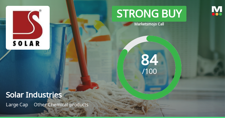 Solar Industries India Ltd Upgraded to Strong Buy on Robust Fundamentals and Technicals
