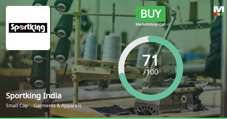 Sportking India Ltd is Rated Buy