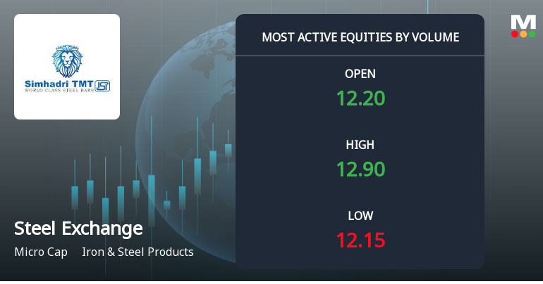 Steel Exchange India Ltd Sees Exceptional Volume Surge Amidst Strong Price Gains