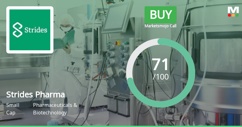 Strides Pharma Science Ltd Upgraded to Buy on Strong Financials and Bullish Technicals