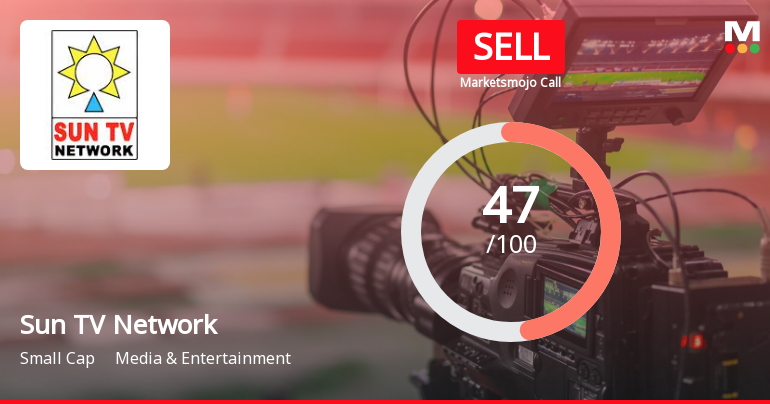 Sun TV Network Ltd. is Rated Sell by MarketsMOJO