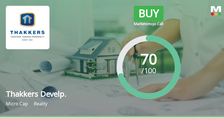 Thakkers Developers Ltd is Rated Buy