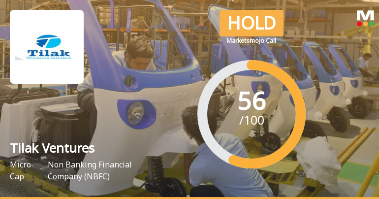 Tilak Ventures Ltd Upgraded to Hold by MarketsMOJO Amid Mixed Financial and Technical Signals