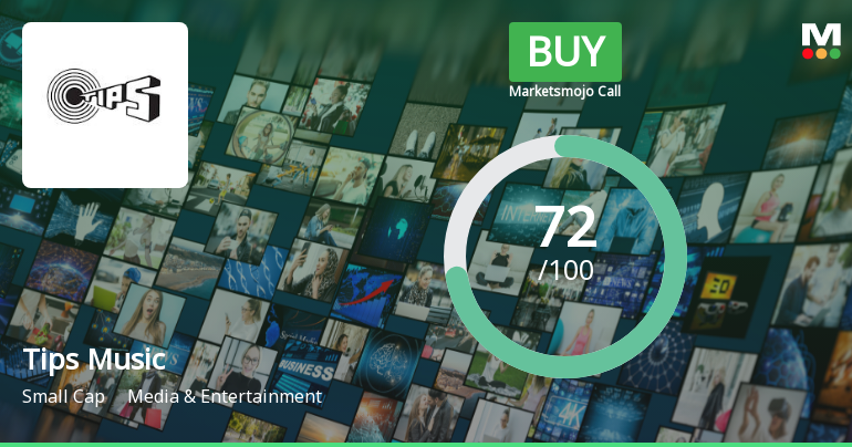 MarketsMOJO Upgrades Tips Music Ltd to Buy on Strong Fundamentals and Bullish Technicals