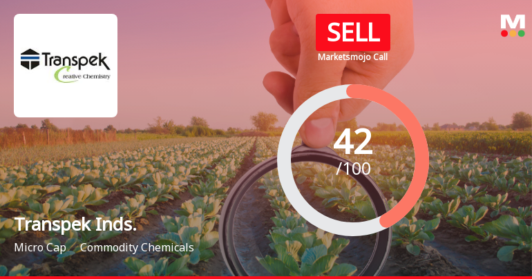 Transpek Industry Ltd Downgraded to Sell Amid Weak Financials and Technical Signals