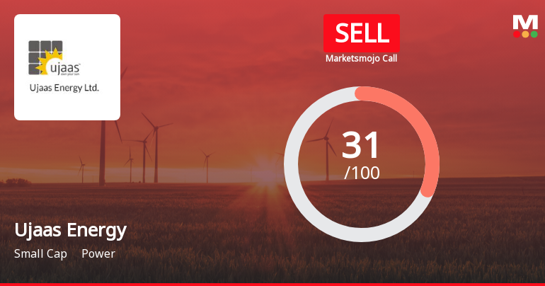 Ujaas Energy Ltd is Rated Sell