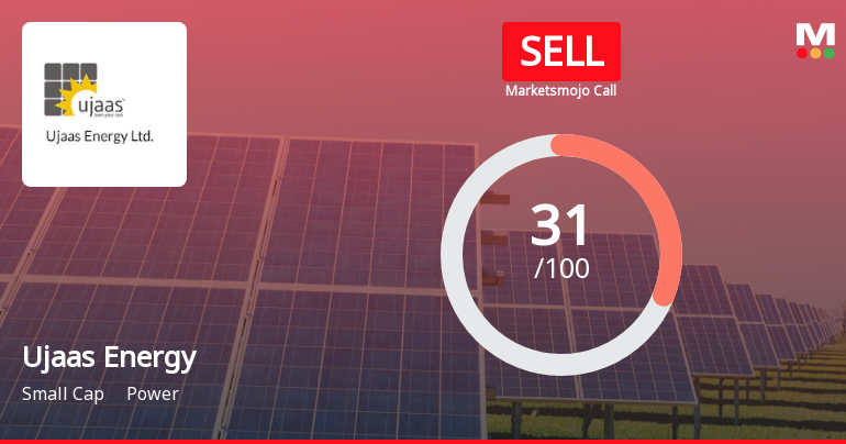 Ujaas Energy Ltd is Rated Sell by MarketsMOJO