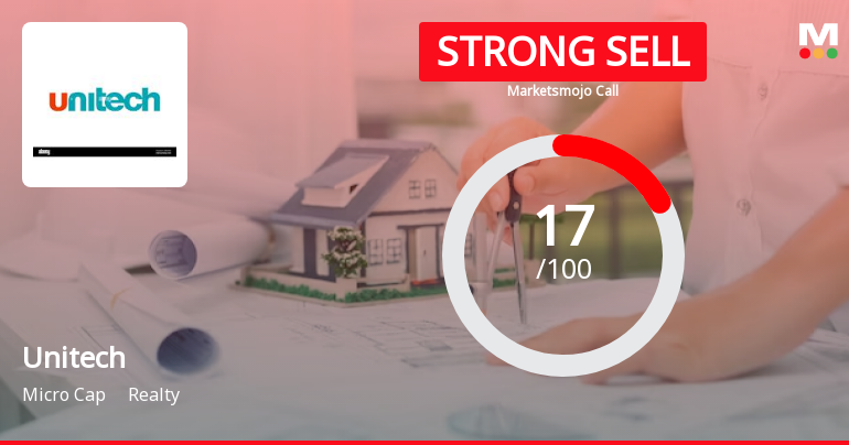 Unitech Ltd is Rated Strong Sell