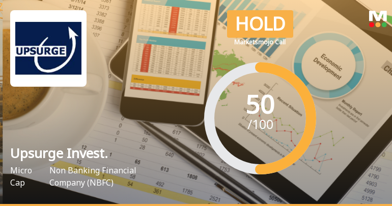 Upsurge Investment & Finance Ltd Upgraded to Hold on Technical and Financial Improvements
