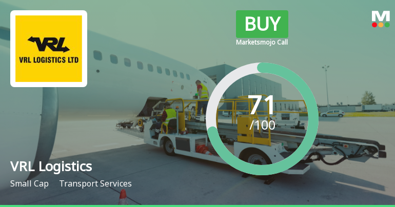 VRL Logistics Ltd Upgraded to Buy on Strong Technical and Valuation Improvements