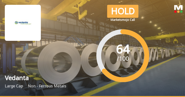 Vedanta Ltd. Downgraded to Hold Amid Mixed Technicals and Valuation Signals