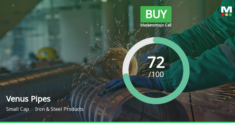 Venus Pipes & Tubes Ltd is Rated Buy by MarketsMOJO