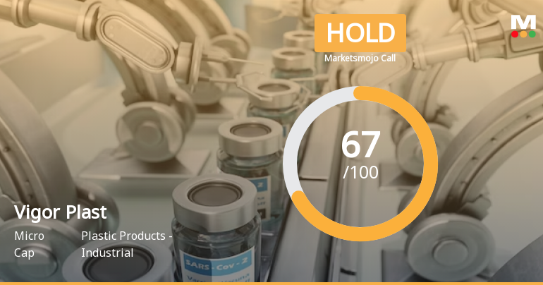 Vigor Plast India Ltd is Rated Hold by MarketsMOJO