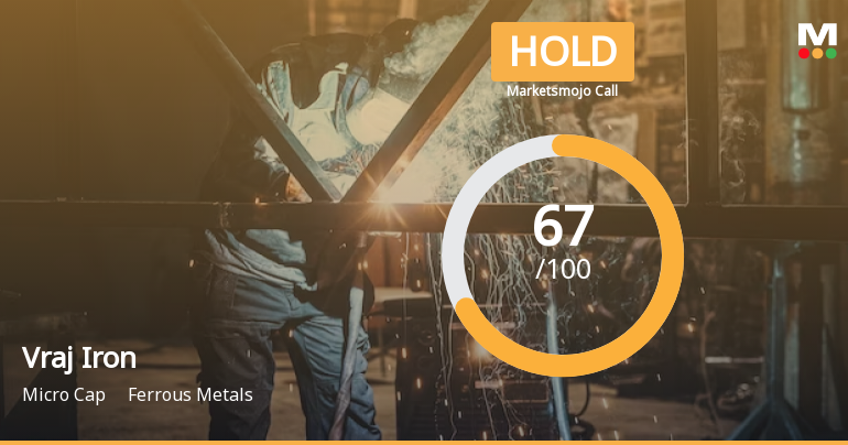 Vraj Iron & Steel Ltd is Rated Hold