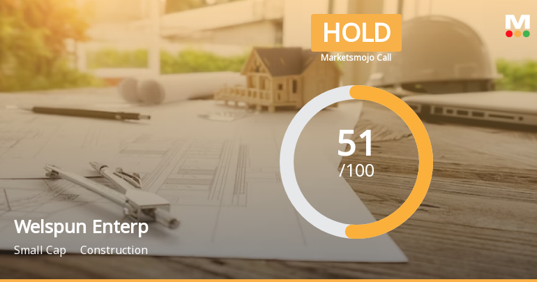 Welspun Enterprises Ltd is Rated Hold