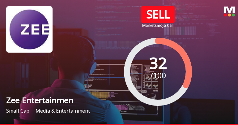 Zee Entertainment Enterprises Ltd is Rated Sell
