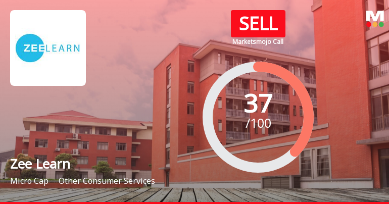 Zee Learn Ltd is Rated Sell by MarketsMOJO