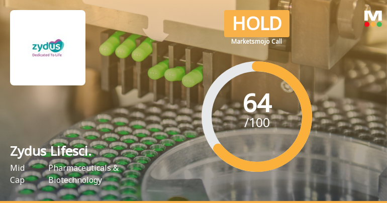 Zydus Lifesciences Ltd Downgraded to Hold Amid Mixed Financial and Technical Signals